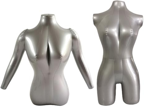 Blow Up Body Mannequin – Lebensgroße Mannequin für Cosplay-Kleidung | Kleidungspräsentationsform für Jacke, Schaufenster, Hemd, Fotografie, Theke, Schmuck, Halloween, Party,