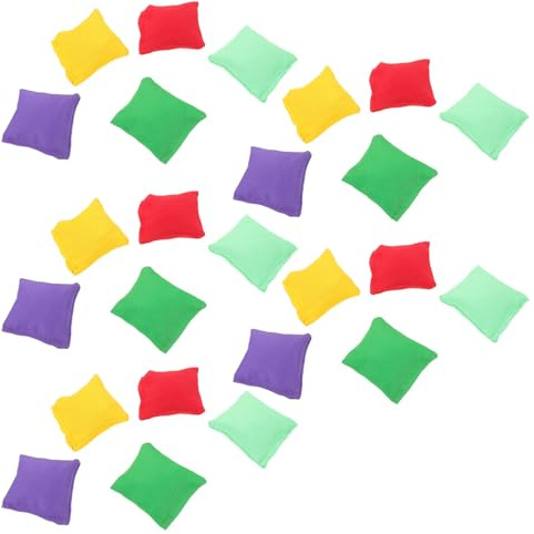 Didiseaon 25pezzi Sacco di Fagioli da Lanciare Colorati di Gioco di Lancio di Sacchetti di Fagioli per Ragazzo Ragazza Ragazza per Parchi all Aperto e Attività di Festa
