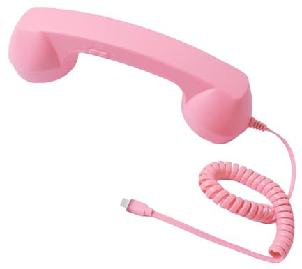 Auriculares con cable Receptor de agarre fijo Tipo C Ergonomía Juego de cabezales telefónicos creativos para videoconferencias móviles celulares