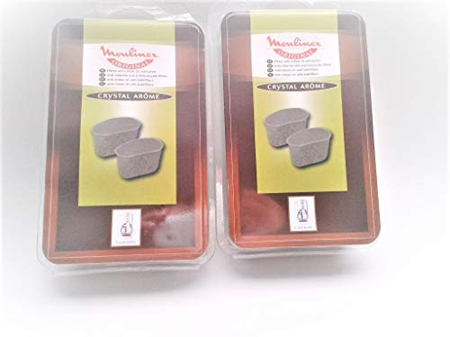 Lot de 2 kits Moulinex - Filtre à eau et filtre anti-calcaire - AW6401 - Pour machine à café