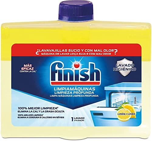 Finish Limpiamáquinas líquido para lavavajillas - 250 ml - Aroma limón