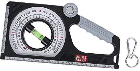 Misuratore di Pendenza Digitale Preciso, Clinometro Magnetico con Livella per Angoli - Inclinometro Multifunzione per Lavori in Legno, Edilizia e Costruzione
