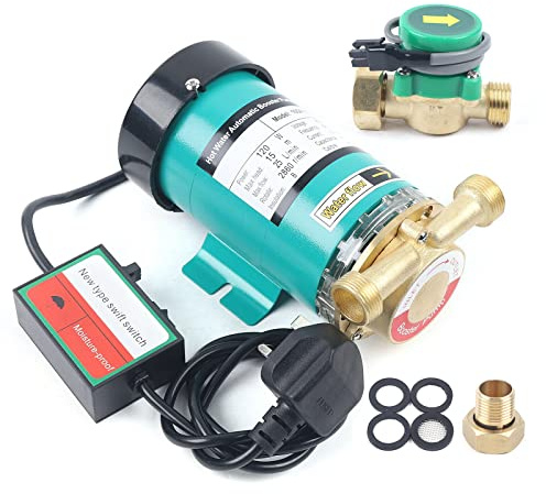 Water Pressure Booster Pump 120W Automatic Electronic Booster Pump Hot and Cold Water for Home Shower Taps Garden Irrigation Spraying