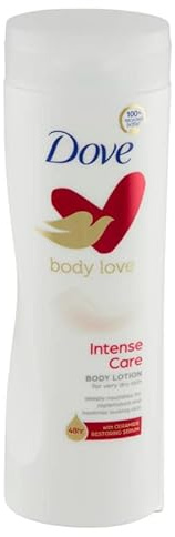 Dove Body Love Body Lotion - Intense Care - mit Ceramide restoring Serum - 3er Pack (3 x 400ml)