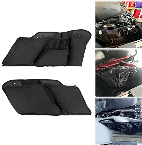 HCmotorku Sacs de selle de vélo Organisateur Doublure Outils Sacs de selle adaptés à Harley Touring Road King Road Glide