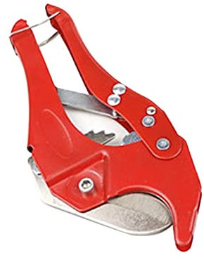 fuLNes Rohrbieger, PVC-Aluminium-Kunststoffrohr, Wasserrohr, Schläuche, Schlauchschneider, Scherenmesser, Schnitt, Ratsche, Sanitär-Werkzeug, Handwerkzeug, roter Rohrbieger