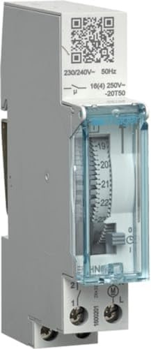 Interruptor horario Hager EHN01016A 230V sin Reserva