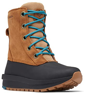 Columbia Moritza Shield Omni-Heat, Stivali da neve Donna, Elk/River Blue 2024 , 40.5 EU