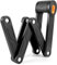 HIPARK Antivol Velo, Antivol Pliable Haute Sécurité, 100cm Cadenas Velo Antivol avec Support Portable et 2 Clés, Antivol Velo Pliable en Alliages à Haute Résistance pour Vélo,Trottinette et Portes