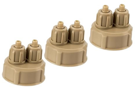BUGUUYO 6stücke Flaschenverschlüsse Multifunktionale Kappen Für Aquarium Zubehör Passend Für Gängige Plastikflaschen Einfach Zu Montieren Luftdicht Für Diffusoren Und Reaktoren