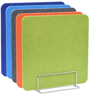 Panel Separador Escritorio Panel Separador antiruido Escritorio,Reduce el Ruido y Las distracciones visuales,Tablero de pantalla de escritorio de fibra de poliéster para oficinas,bibliotecas,aulas