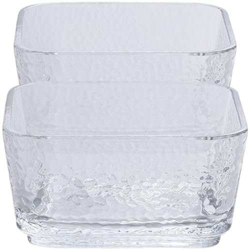 PRETYZOOM Set Di Ciotole in Per Servire Grandi Estetiche Giapponesi Per Frutta Insalata Ciotole Decorative Eleganti Contenitori Per Dessert Set Da 2 Pezzi