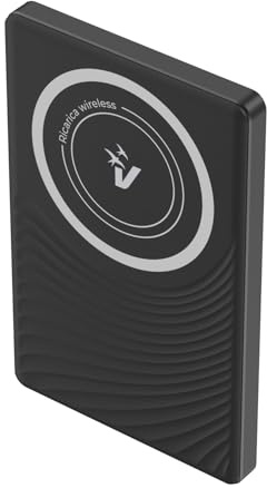 Powerbank VulTech VPB-MG5 5000 mAh PD 20 W magnetisk magsafe iPhone 17/16/15/14/13/12 snabbladdning trådlös/Type-C LED-display laddningsprocent, Samsung Xiaomi, Oppo Huawei med magnetiskt fodral