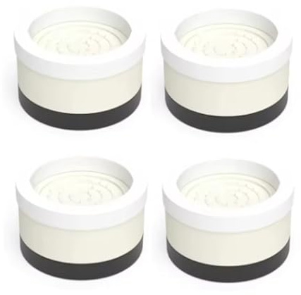 NJIEzhao 4 Pezzi di Alzata for Letto, alzate Antiscivolo, Gambe Antiurto for mobili, Cuscinetti antivibrazioni for mobili Rialzi per Mobili(Color1)