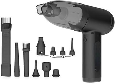 Limtula Aspirateurs De Voiture Portables 4 en 1 Collecteur Rechargeable D'aspiration 10000Pa Humide/Sec pour La Maison Et Le Véhicule Portable
