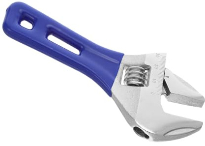 WOONEKY Llave Inglesa Ajustable Mango Boca Ancha para Fontanería Baño y Reparaciones de Lavabo Acero Vanadio Resistente