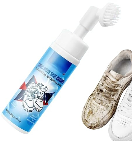 Sneaker Rengöringsmedel 260g Djuprengöring Långvarig | Spray Och Borste För Canvas Skorengöring För Kängor Canvas Läder Textil Nät Reparation Skötsel Underhåll