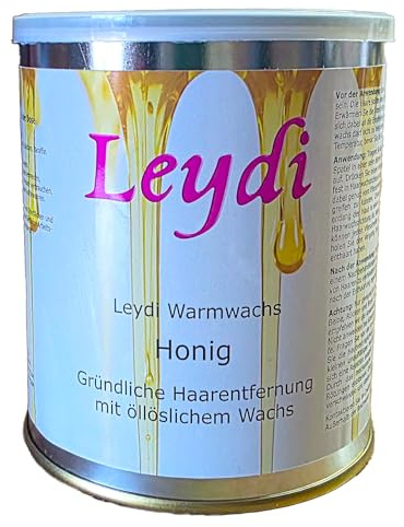 Leydi Warmwachs Honig in der Dose - 1000g Wachs zur Haarentfernung