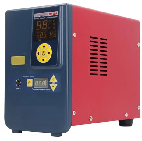 Fafeicy Soudeuse par Points de Batterie 14,5 KW, Machine de Soudage par Points par Impulsions de Stockage D'énergie avec 2 Super Condensateurs, Affichage LED pour le Soudage de Batteries (Prise UE