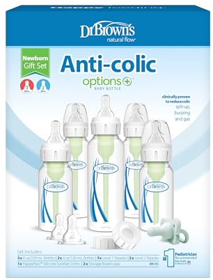 Dr. Brown's Options Narrow Feeding Set, Clear - Packaging may vary