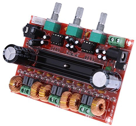 DollaTek TPA3116D2 2x50W + 100W 2.1 Kanal-Digital-Subwoofer-Leistungsverstärker-Brett DC12V-24V