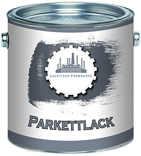 Lausitzer Farbwerke traditioneller Parkettlack in farblos (glänzend/seidenmatt) (2,5 L, Seidenmatt)