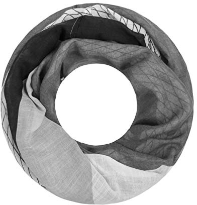 Majea Damen Loop Schal Schlauchschal Halstuch (880021) (schwarz 38)