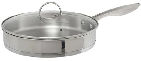 Paris Prix FIVE Simply Smart - Sauteuse en Inox Résilience 28cm Argent