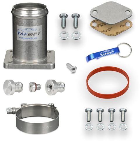 Tafmet Ricambio Valvola EGR per BMW E46 E39 E38 con Motori 3.0 D M57, Acciaio Inossidabile, 2 Porte, Flangia, 54 mm