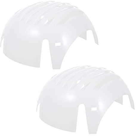 Amosfun Hard Hat Liners Hardhat Liners 2Pcs Baseball Bump Cap Insert Lightweight Cap Insert Safety Anti- Collision Sports Working Head (White) Outdoor Liner