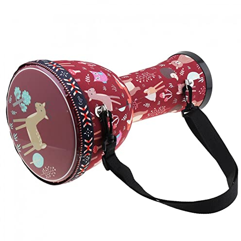 Djembe 8 Zoll African Djembe Drum Tierreich Abs Fass PVC Hautleichte Kinder Handtrommel Für Anfänger/Leistung