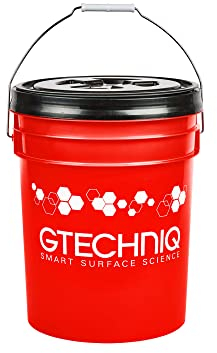 Gtechniq Bucket with Lid 20L | Includes Dirt Trap and Gamma Seal Lid