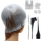 MIVAIUN 7 Piezas Gorro Mechas Peluqueria de Silicona Kit, Gorro Con Punta de Tinte Highlight Gorro Peluqueria con Peine Cepillos de Tinte Gancho Coloración Para Teñir Resaltado