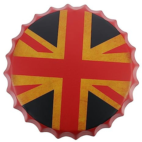 Yardenfun Decorazione Murale Ornamento Da Parete in Ferro Battuto, Tappi Di Birra Vintage, Arte Murale Elegante Per Sala Da Pranzo e Soggiorno, Facile Da Pulire, Regalo Per Occasioni Speciali