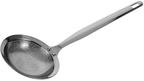 PRETYZOOM Colador de de Acero Inoxidable 304 Cuchara para Freír Cuchara para Quitar La Grasa de Los Alimentos para Uso en La Cocina Fácil de Limpiar