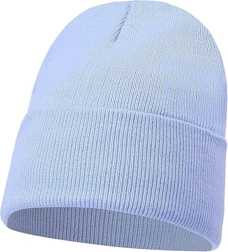COSHAL® Womens Knitted Beanie Hat Classic Cuffed Beanie - Soft Warm and Stylish Hat Thermal Wooly Skull Cap Winter Hat for Women Ladies Skull Cap