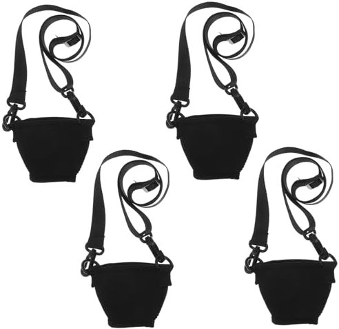 Zerodeko 4sets Insulated Wine Glass Insulator Strap Handle Hot Beverage Sleeve Cup Beer Holder for Outdoor Home