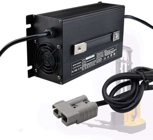 WLEJSL Caricabatterie per Carrelli Elevatori Elettrici 1500 W 36 V 30 A con Spina Anderson 350 A Caricabatterie Batterie al Piombo Ad Alta Potenza Carica di Mantenimento con Display LCD,A2