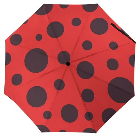 YBQLNP Automatischer Regenschirm Halloween-Hexe Taschenschirm Winddicht Sturmfest Für Herren Damen Teenager