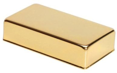 Goldfarbene Humbucker Abdeckung für E-gitarre, Versiegelt | Kupfer mit Legierungsbeschichtung, 1 Stück, Harte Ausführung, für Tonabnehmer