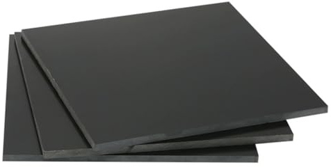 1 Plaque De Bakélite Noire De 3 À 15 Mm D'épaisseur, Panneau Isolant En Résine Phénolique De 250 X 250 Mm, Plaque De Bakélite Résistante Aux Hautes Températures(5x250x250mm)