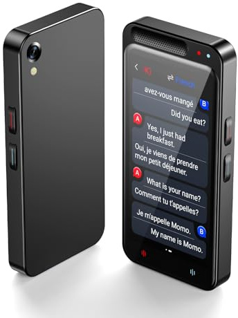 Language Translator Device No WiFi Needed, Two-Way Real Time Translator Device Upgraded ChatGPT, 138+ Languages Instant Translator, Offline&Text&Photo&Voice Translation for Travel Business Learning