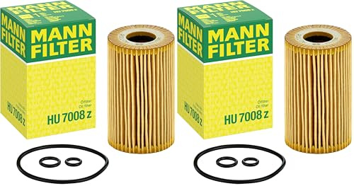 MANN-FILTER HU 7008 z Ölfilter - für Pkw + Transporter (Packung mit 2)