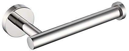 KES Chrome Toilet Roll Holder Stainless Steel Toilet Paper Holder Tissue Dispenser for Bathroom and Kitchen Contemporary Style Loo Roll Holder Wall Mounted Polished Steel, A2175S12