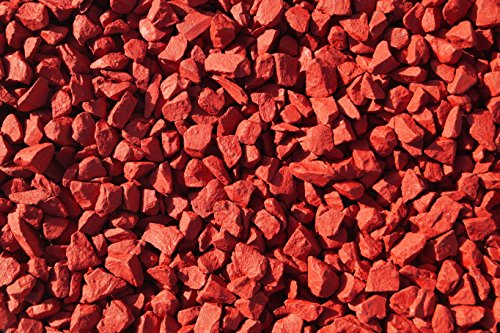 rockincolourtm Rouge Piment Pierre de Jardin décorative. 20mm. 14-15 kg