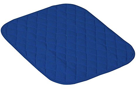 Behrend Sitzauflage, 100% Polyester, Wasserundurchlässig, Waschbar, 40x50cm, Blau