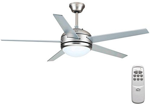 DCG Eltronic VECRD70TL Ventilatore SOFFITTO, 60 W, Bianco e Nero