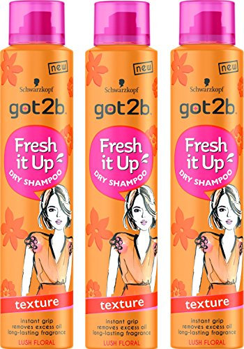 Schwarzkopf Got2b Fresh It Up Lot de 3 shampoings secs 200 ml