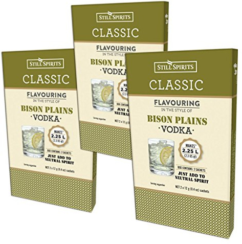 3X Still Spirits Classic Bison Plains Vodka Premium Essence Flavours 2.25L