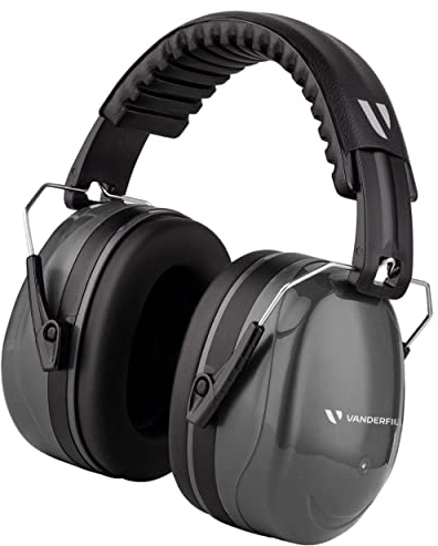 Vanderfields cuffie antirumore lavoro 33dB certificate – cuffie da lavoro insonorizzanti per concentrazione lavoro, tiro, costruzioni, fai da te, giardinaggio, cuffie poligono tiro antirumore